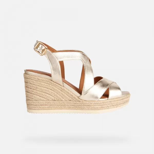 Sandale de dama GEOX PONZA DE AUR 