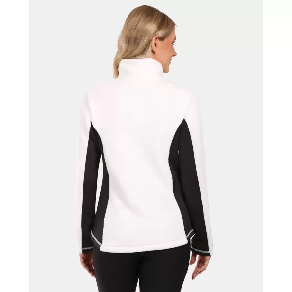  Hanorac de damă din fleece KILPI SKATHI-W ZL0206KI ALB 