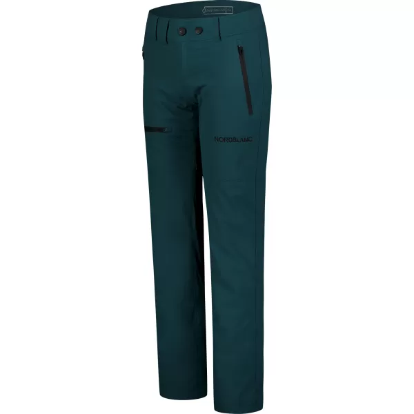  Pantaloni în aer liber pentru femei NORDBLANC FLOE NBFPL8277 VERDE ÎNCHIS 