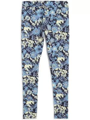 Jambiere de damă PUMA ESS NATURE 2 0 AOP LEGGINGS 68808034 ALBASTRU RECE