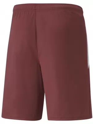 Pantaloni scurţi PUMA TEAMLIGA SHORTS 704924_09 CORDOVAN/ CORDOVAN/PUMA WHITE