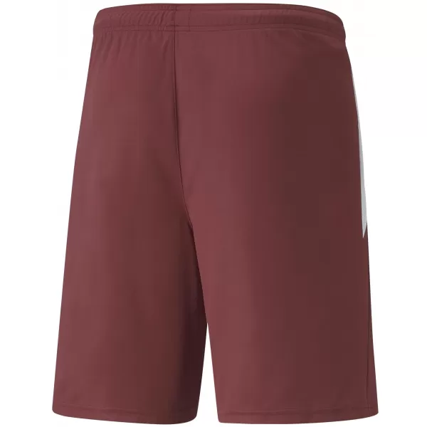 Pantaloni scurţi PUMA TEAMLIGA SHORTS 704924_09 CORDOVAN/ CORDOVAN/PUMA WHITE 