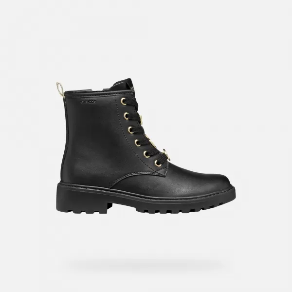  Botine pentru fete GEOX CASEY HARRY POTTER J5620B000BCC9999 NEGRU 