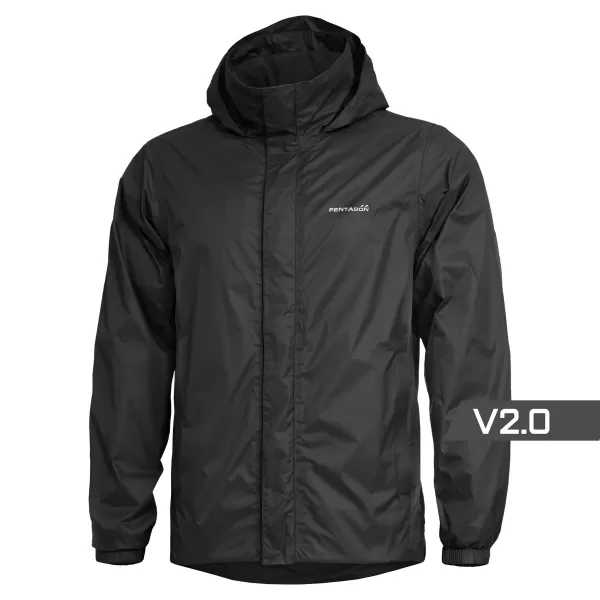  Sacou PENTAGON ATLANTIC V2.0 RAIN JACKET K07022 NEGRU 