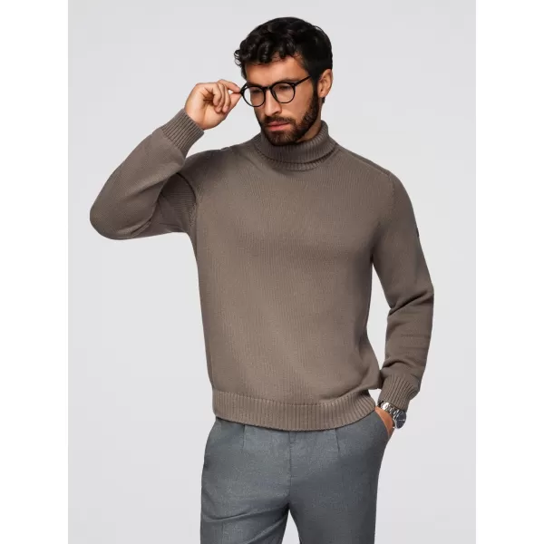  Pulover pentru bărbați OMBRE OM-SWTN-0163 GRI-MARO 