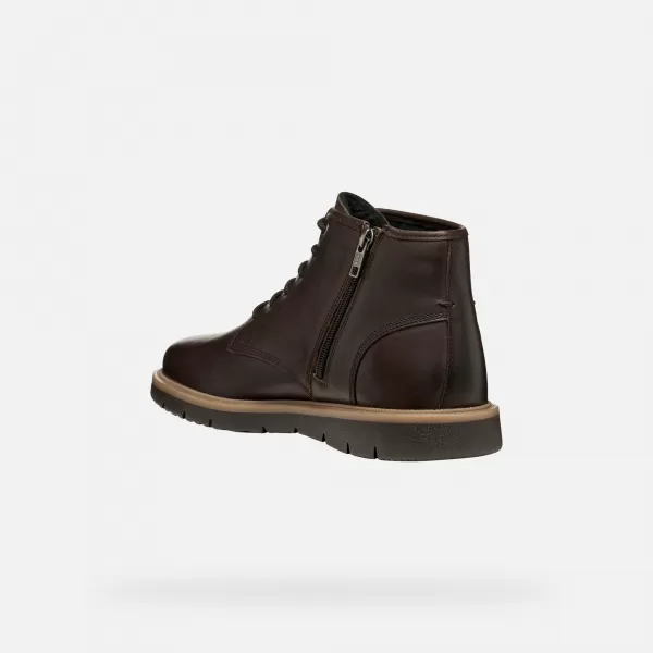  Pantofi pentru bărbați GEOX POVE G011452 MARO ÎNCHIS 