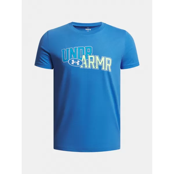  Tricou băieți UNDER ARMOUR OVERLAY WM SS ALBASTRU 