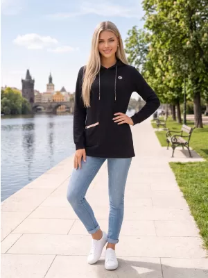 Hanorac de dama ALTISPORT GITA NEGRU