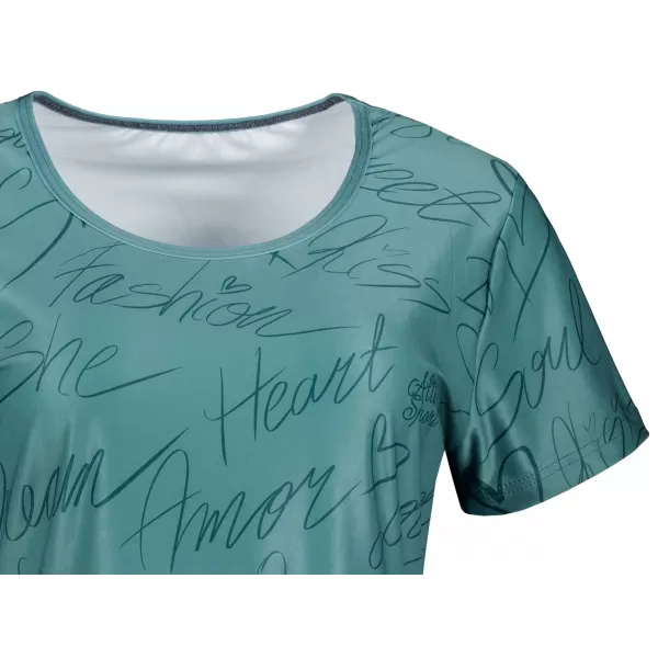  Tricou premium extins pentru femei ALTISPORT VOJ/ALW084SAT02 VERDE 