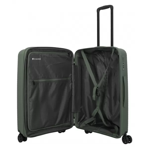  Valiză TRAVELITE Air Stripe M VERDE 