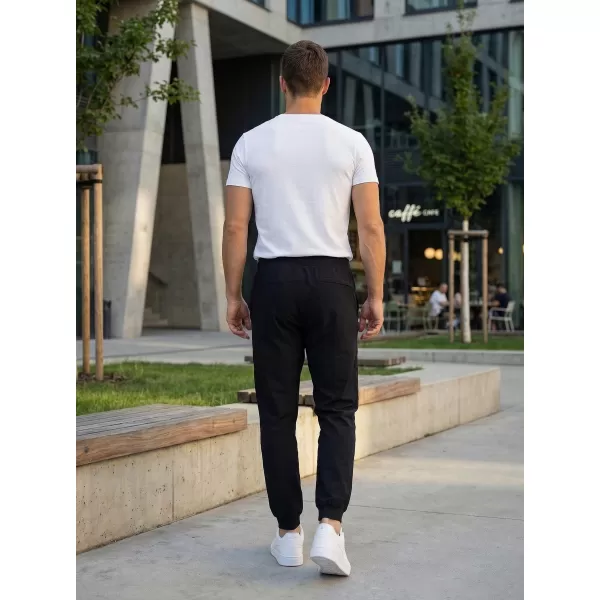  Pantaloni pentru bărbați ALTISPORT ATS JOGGER CLASSIC - FIT NEGRU 
