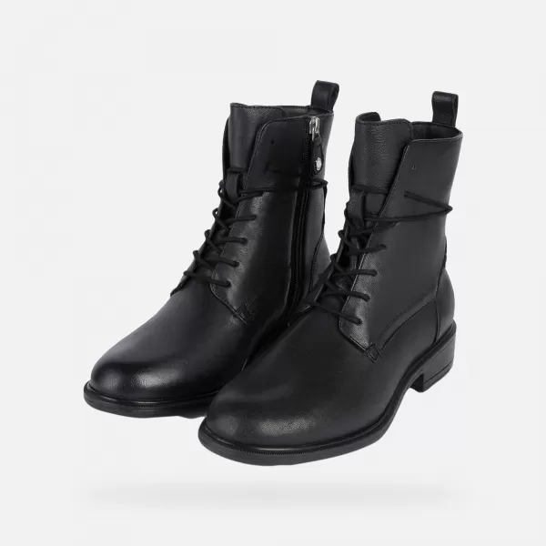  Botine de dama GEOX CATRIA NEGRU 
