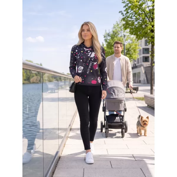  Hanorac de dama ALTISPORT GILL NEGRU 