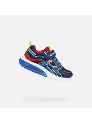 Adidași pentru băieți GEOX CIBERDRON J56LBD05411C0200 ALBASTRU