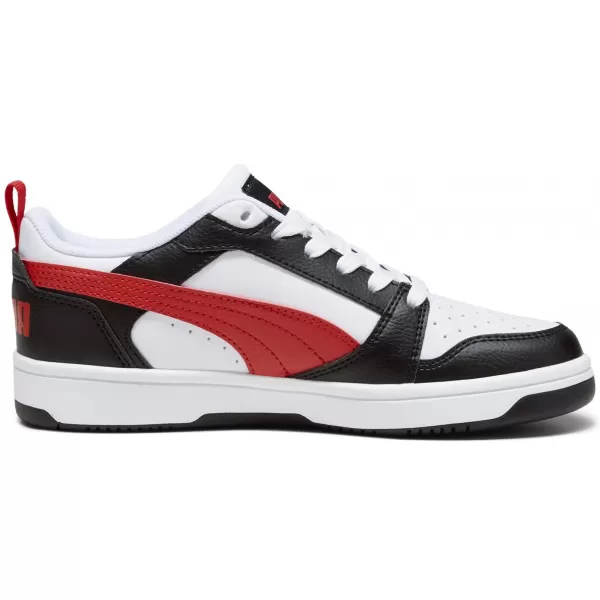  Pantofi pentru bebeluși PUMA REBOUND V6 LO JR 39383304 PUMA ALB/ROȘU/NEGRU 