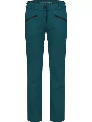 Pantaloni de softshell pentru femei NORDBLANC SWEEP NBFPL8278 VERDE ÎNCHIS