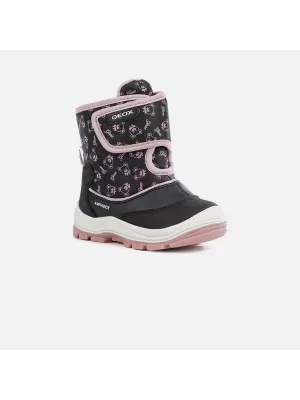 Botine pentru fete GEOX FLANFIL ABX G008905 NEGRU