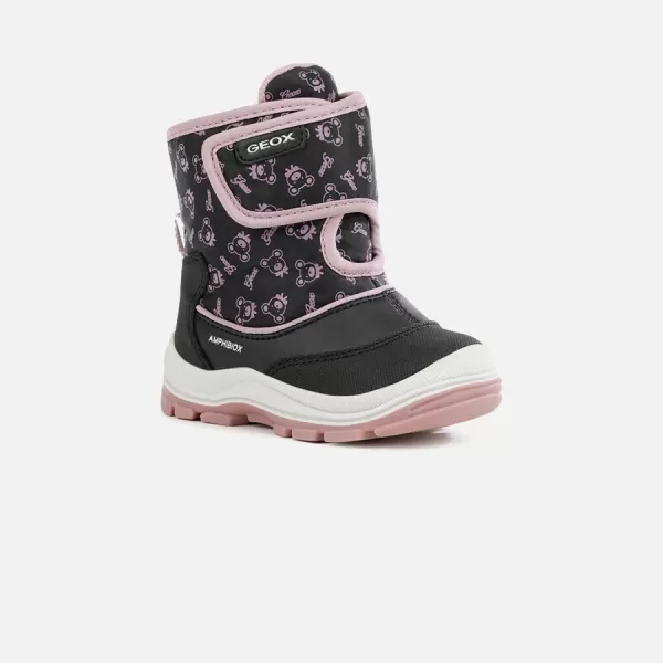  Botine pentru fete GEOX FLANFIL ABX G008905 NEGRU 