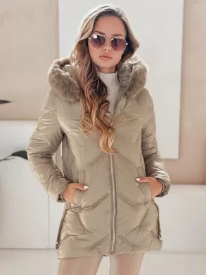 Geacă pentru doamne DSTREET TY5051 CARAMEL