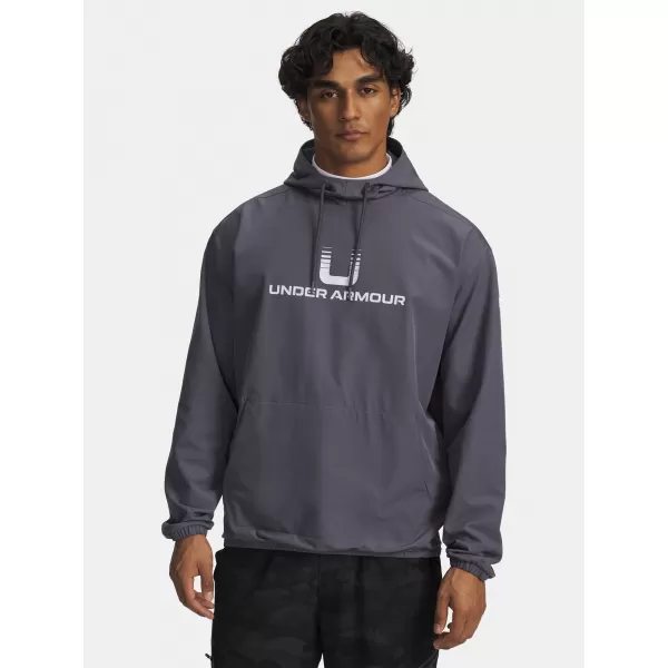  Jachetă pentru bărbați UNDER ARMOUR UA UNSTOPPABLE WVN HOODIE 6003864-025 GRI 