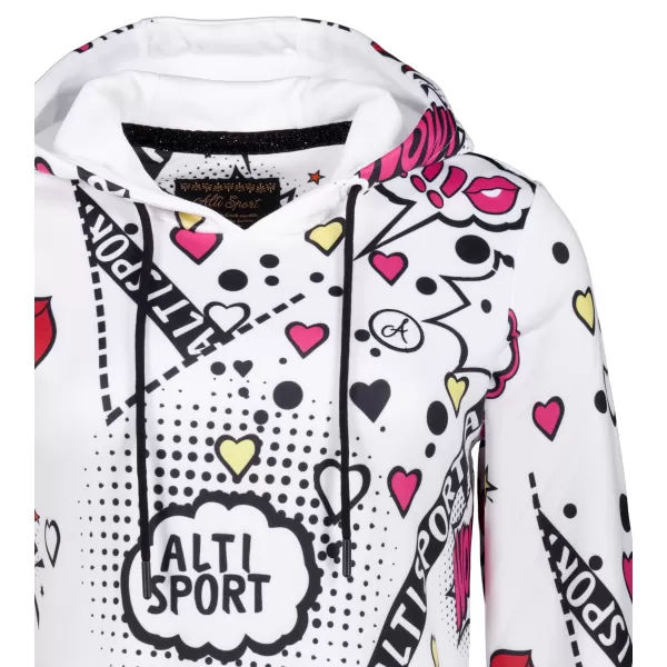  Hanorac de dama ALTISPORT GITA ALB 