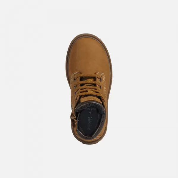  Botine pentru baieti GEOX SHAYLAX J16FAB032BCC0930 MARO DESCHIS 