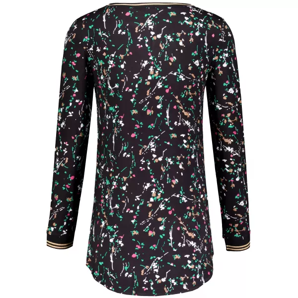  Tricou lung de damă ALTISPORT GUSSIE NEGRU 