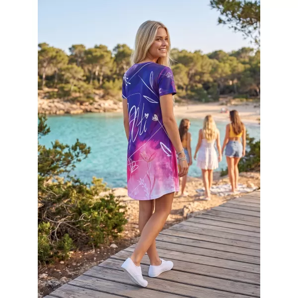  Tricou premium extins pentru femei ALTISPORT VOJ/ALW083SAT02 VIOLET 