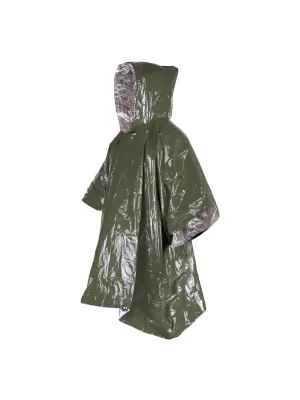 Un poncho PENTAGON ZERO HOUR EMERGENCY PONCHO D20103 VERDE MĂSLINIU