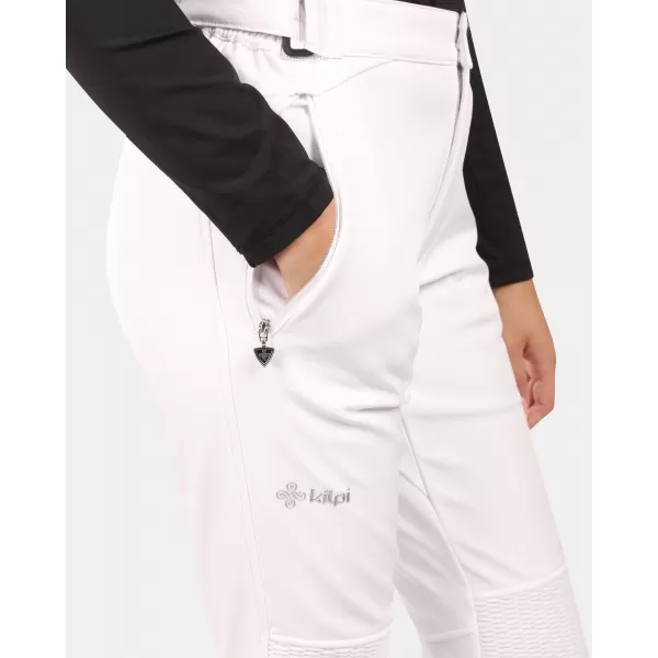  Pantaloni de schi pentru femei KILPI DIONE-W ZL0408KI ALB 