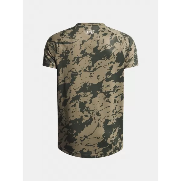  Tricou băieți UNDER ARMOUR UA TECH 2.0 SS 1363284-392 VERDE 
