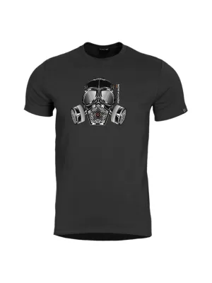 tricou PENTAGON AGERON GAS MASK K09012 NEGRU