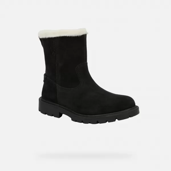  Cizme de iarnă pentru fete GEOX SHAYLAX WPF J46EYA00022C9999 NEGRU 