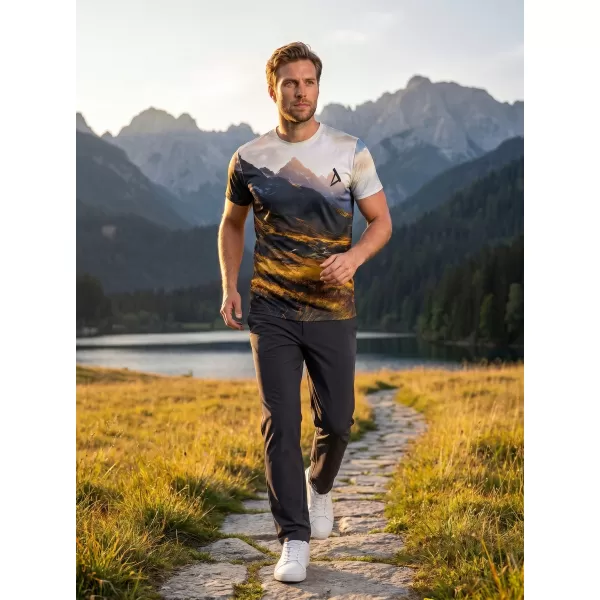  Cămașă de agrement pentru bărbați premium ALTISPORT VOJ/ALM116TR06 MUNTI CU CAMP 