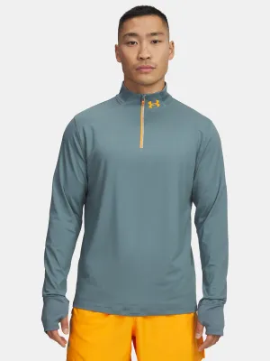 Tricou pentru bărbați UNDER ARMOUR UA LAUNCH PRO 1/4 ZIP 1379288-587 ALBASTRU