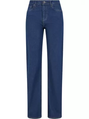 Blugi URBAN CLASSICS TB7193 BLUE DEEP BLUE SPĂLATĂ