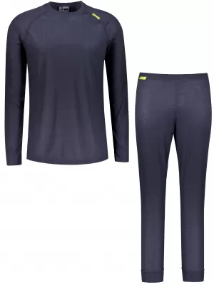 Set termic pentru bărbați ALTISPORT GAIN GRI ÎNCHIS