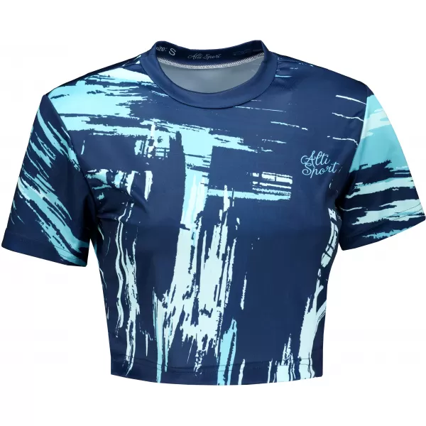  Crop top de damă premium ALTISPORT VOJ/ALW010TR07 KRÁLOVSKÁ ALBASTRU REGAL 
