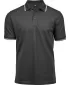 Tricou pentru bărbați TEE JAYS | TJ 1407 GRI ÎNCHIS/ALB