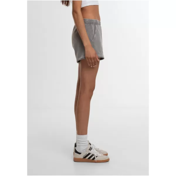  Pantaloni scurți de damă URBAN CLASSICS TB7470 GRI OȚEL 