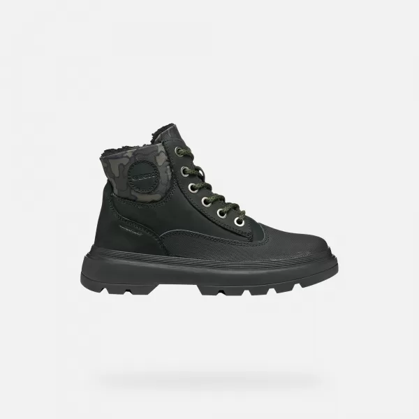  Botine pentru baieti GEOX KIDDARTAH WPF J56MLB032MNC0033 NEGRU 
