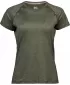 Tricou de dama TEE JAYS | TJ 7021 MELANGE DE MĂSLINE