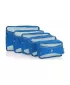 Set de organizatori HEYS ECO PACKING CUBE 5PC SET II ALBASTRU