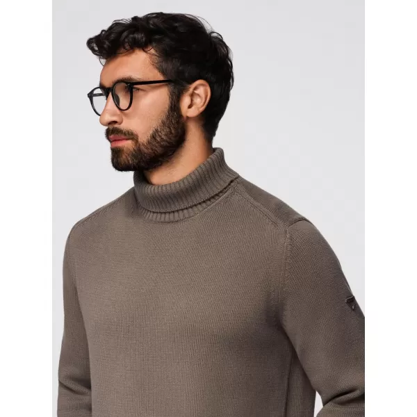  Pulover pentru bărbați OMBRE OM-SWTN-0163 GRI-MARO 