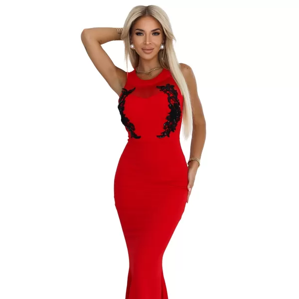  Rochie NUMOCO 617-3 ROŞU 