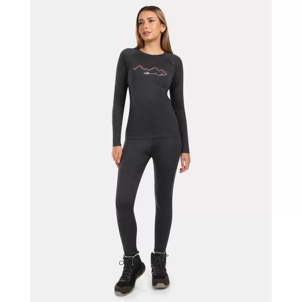  Tricou termic de damă KILPI MAVORA TOP-W ZL0502KI NEGRU 