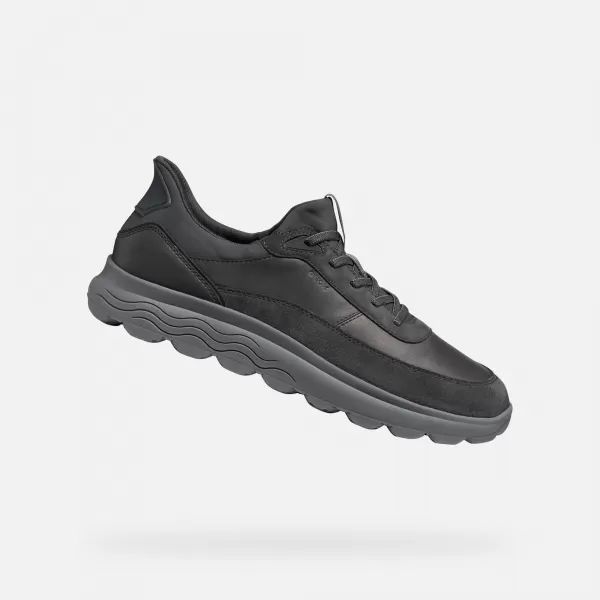  Adidași pentru bărbați GEOX SPHERICA PLUS G011478 GRI ÎNCHIS 