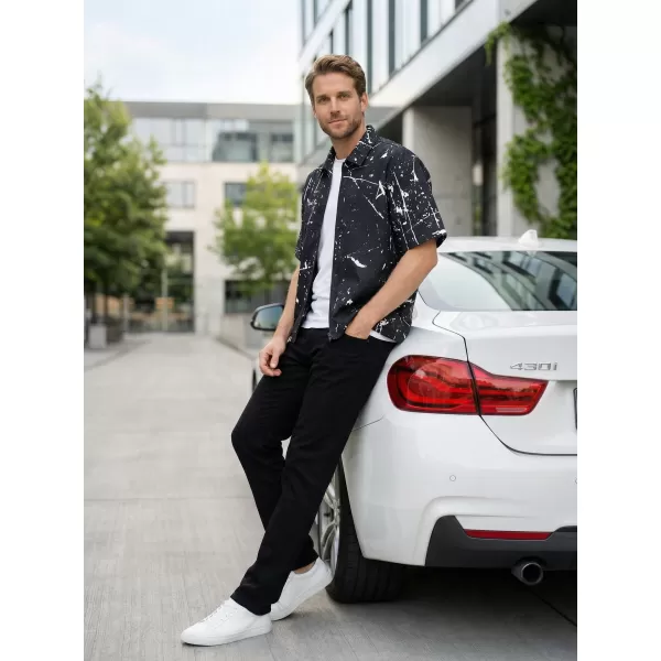  Cămașă premium pentru bărbați ALTISPORT VOJ/ALM034KOS01 NEGRU 