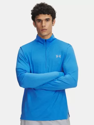 Tricou pentru bărbați UNDER ARMOUR UA LAUNCH 1/4 ZIP 6005542-402 ALBASTRU