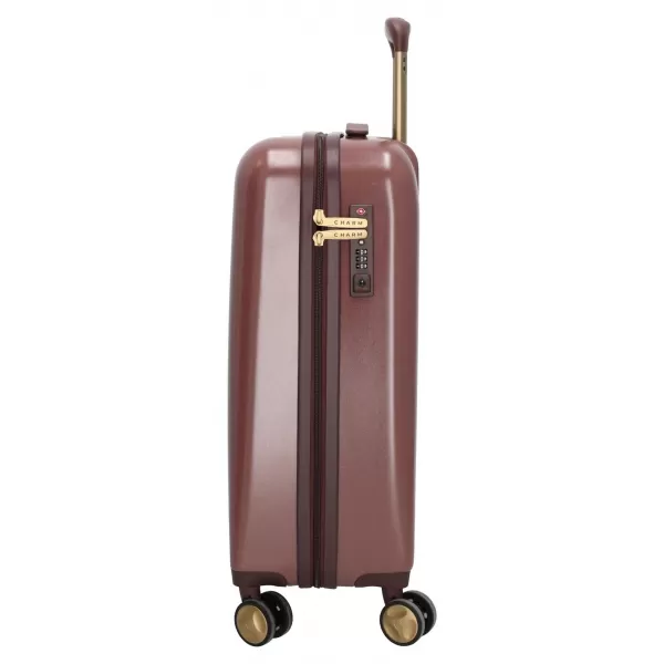  Valiză CHARM LONDON CAPETOWN S BURGUNDIA 